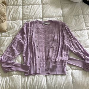Zara lilac cardigan